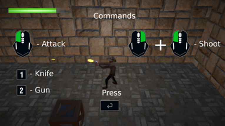 Carlos and the Labyrinth Cave (Game Jam) screenshot