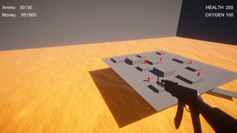 Untitled parkour shooter game screenshot