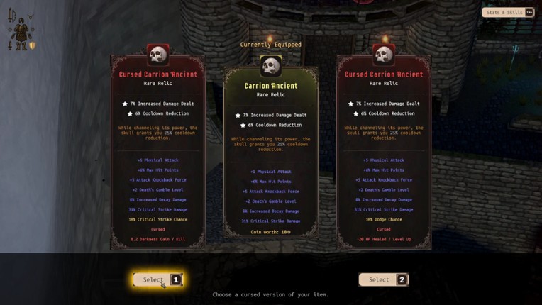 Heretical screenshot