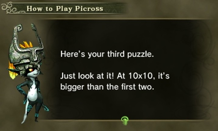 My Nintendo Picross: The Legend of Zelda Twilight Princess screenshot