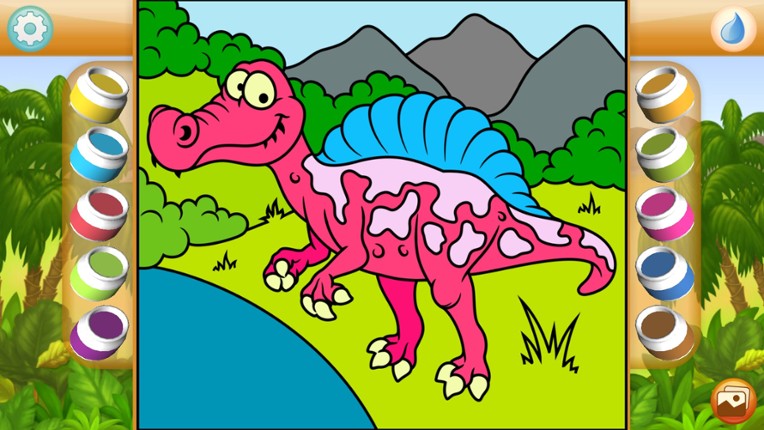 Paint by Numbers - Dinosaurs screenshot
