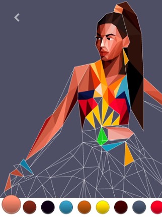 PolyGO - LowPoly Coloring Book screenshot