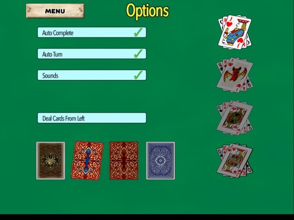 Spider Solitaire 2 HD screenshot