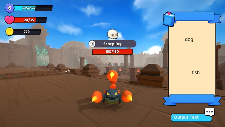 Wordcaster screenshot