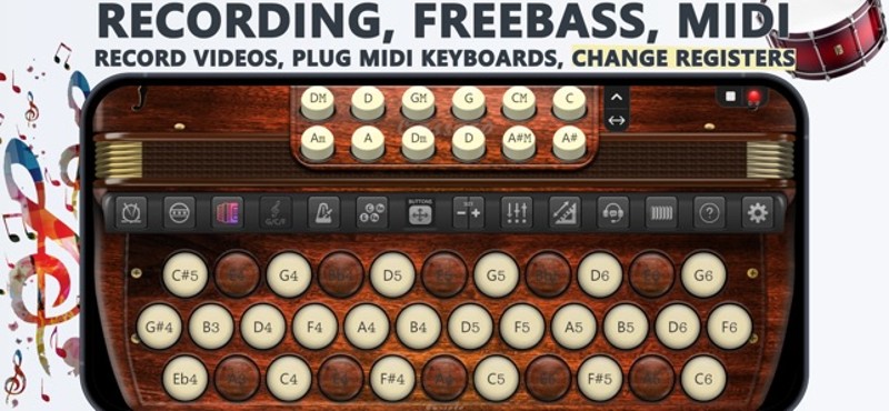 Accordion Diatonic Cassoto screenshot