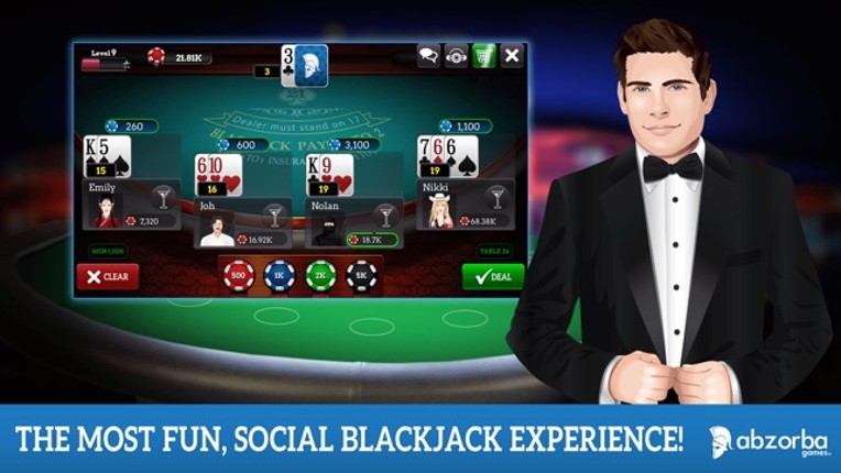 Blackjack 21 Live for Tango screenshot