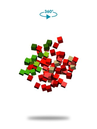 Cube Crowd - 3D brain puzzle - screenshot