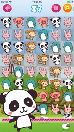 Cute Animal Match3 Crash Fun Image