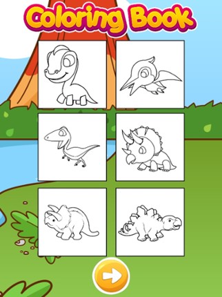 Dinosaur Coloring Pages - Fun Drawing Good Kids screenshot