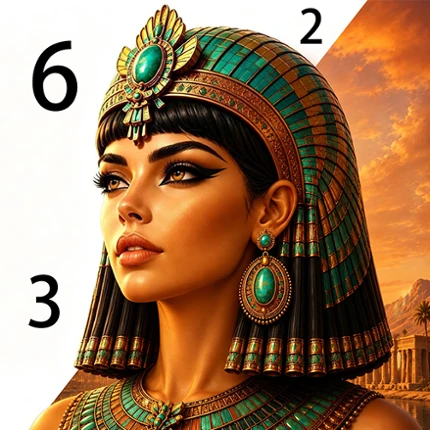 Ancient Color By Number Game Image