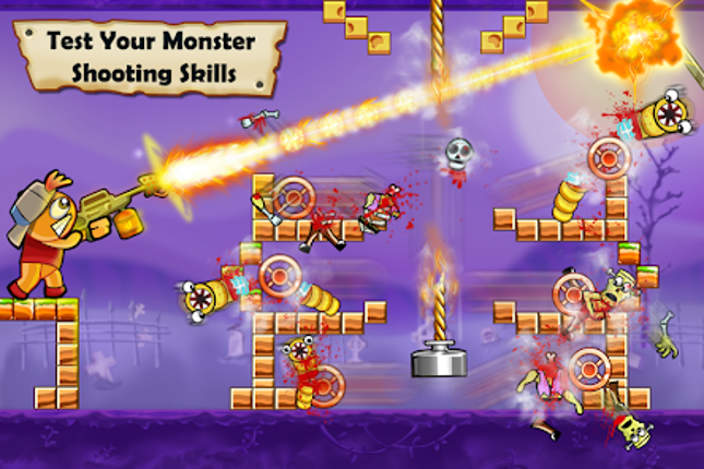 Bloody Monsters: Bouncy Bullet screenshot