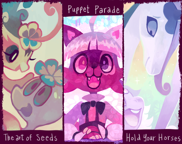 Games like The Art of Seeds / Puppet Parade / Hold your Horses PDFs