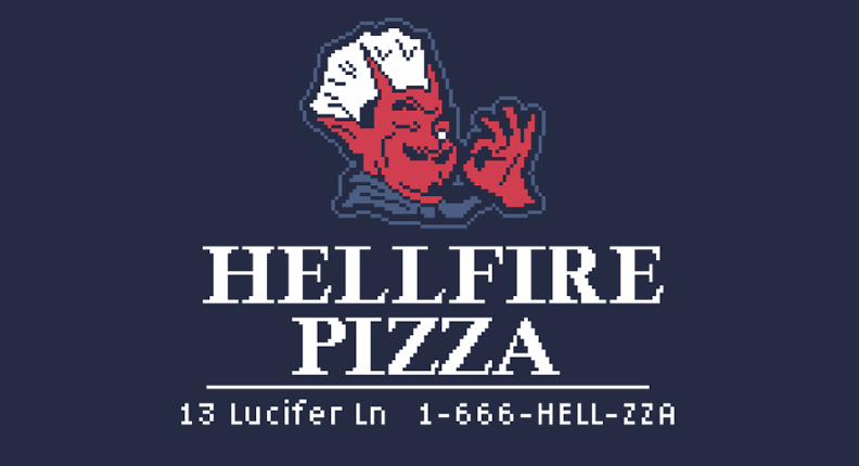 Hellfire Pizza Game Cover