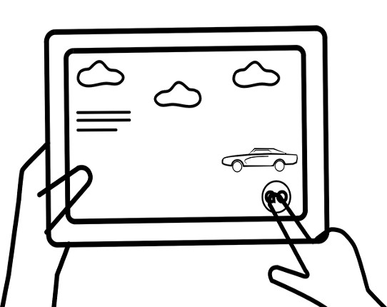 Interactive Tablet Motion graphics Image