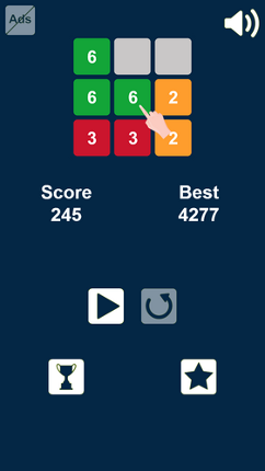 Slide n Clear Numbers: Match 3 Number Puzzle Image