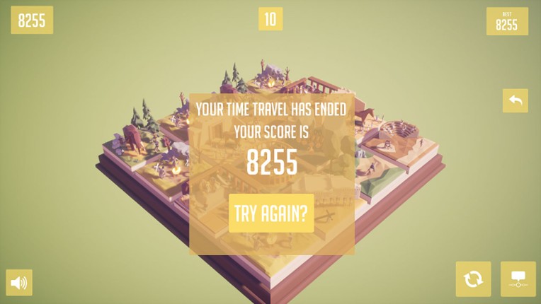 History2048: 3D puzzle number game screenshot