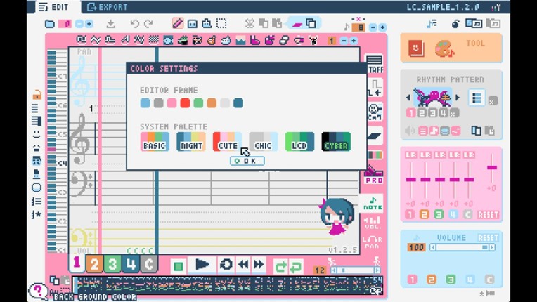 Lovely Composer screenshot