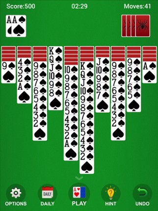 .Spider Solitaire! screenshot