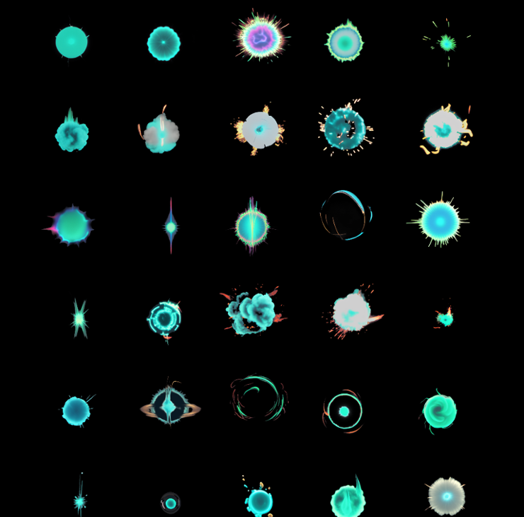 Games like Sprite Sheet VFX Library