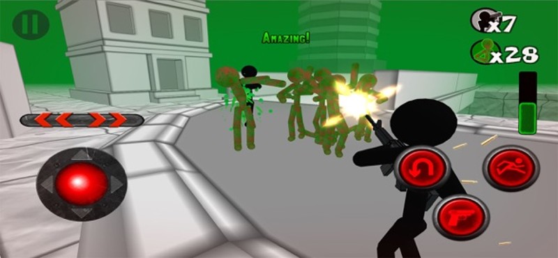 Stickman vs Zombies 3D Image