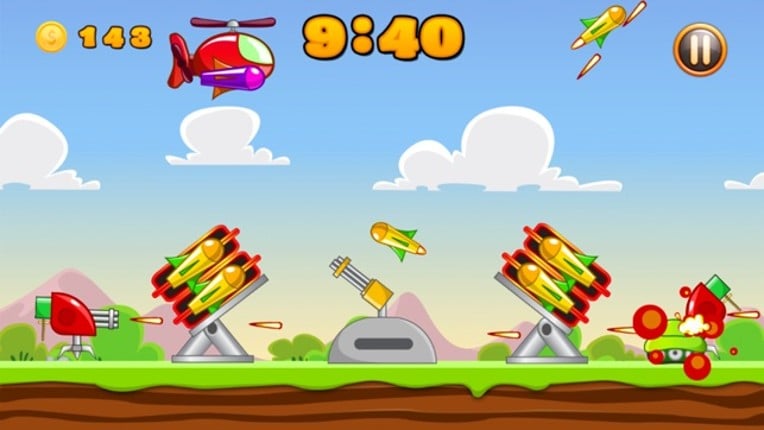 War Bomber Shoot Planes and Tanks Protect World screenshot