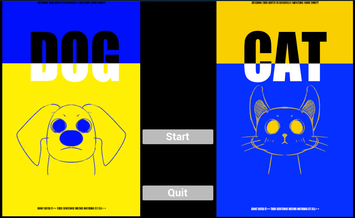 Games like Cat and Dog Problem