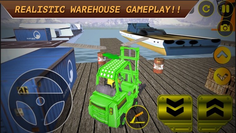 Drive Forklift Transport Driver Sim 3D screenshot