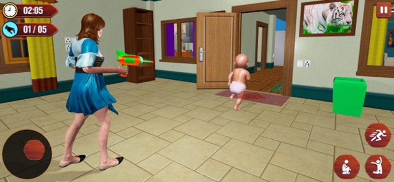 Evil Baby In Scary Granny Life Image