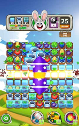 Farm Raid - Match 3 Puzzle screenshot