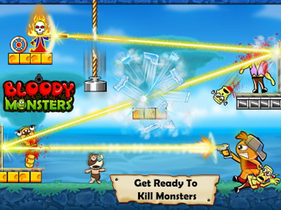 Bloody Monsters: Bouncy Bullet screenshot