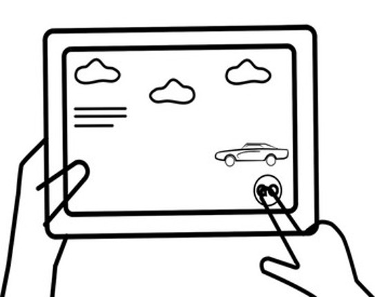 Interactive Tablet Motion graphics Image