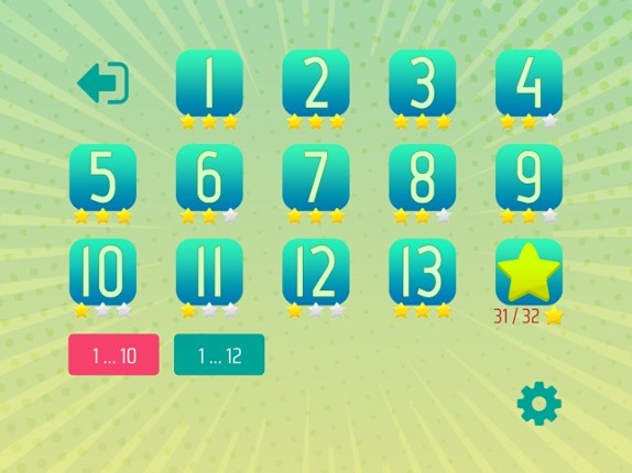 Math Shot Multiplication Table screenshot