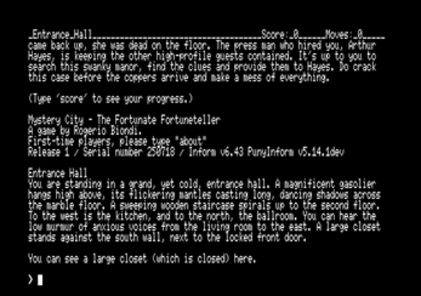 Mystery City - The Fortunate Fortuneteller Image