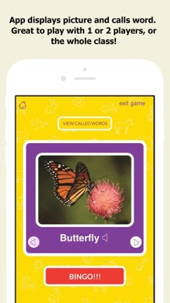 Picture Recognition Bingo Caller's App Image