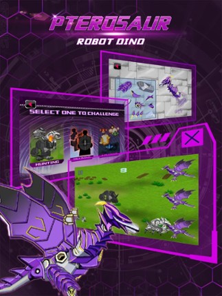 Pterosaur: Robot Dinosaur - Trivia & Funny Puzzle Sports Game Image