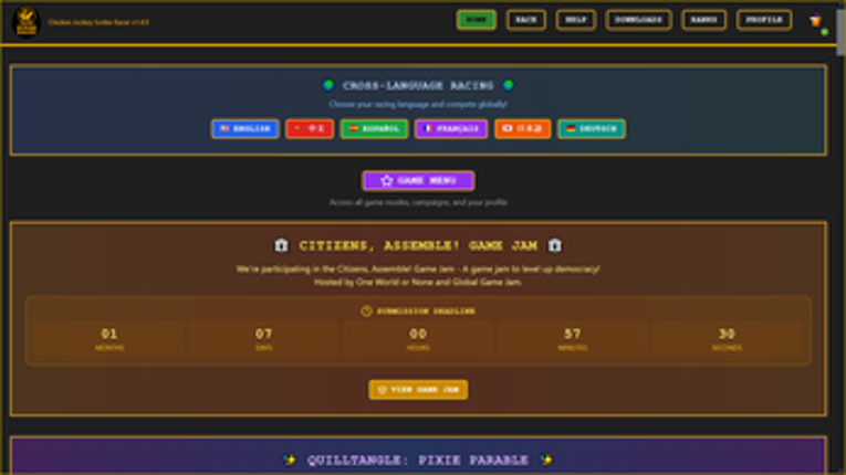 Quilltangle: Pixie Parable Image