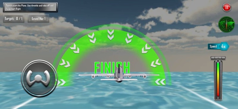 Real Plane Landing Simulator Image