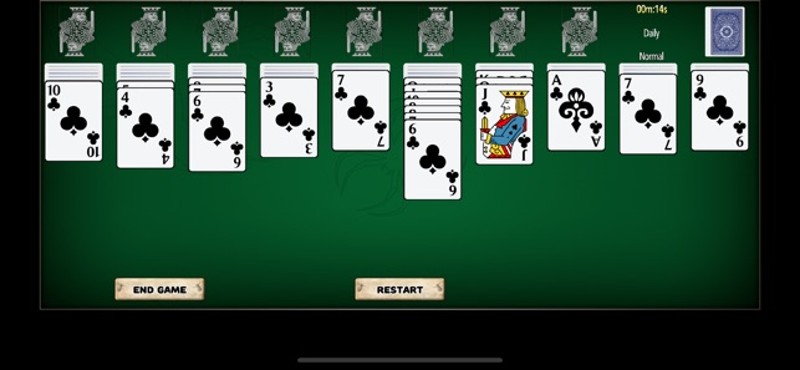 Spider Solitaire 2 HD screenshot