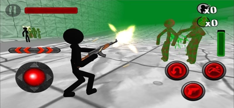 Stickman vs Zombies 3D screenshot