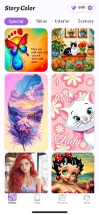 Story Color: Paint by Number screenshot