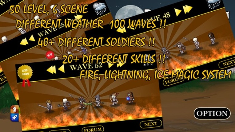 Viking Warrior vs Zombie Defense ACT TD - War of Chaos Silver Version screenshot