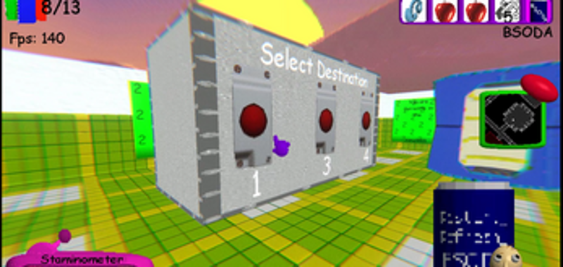 Baldi Plus Style! (BFGRR Map) screenshot