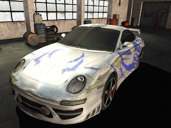 Burning Wheels Car Racer 3D Image