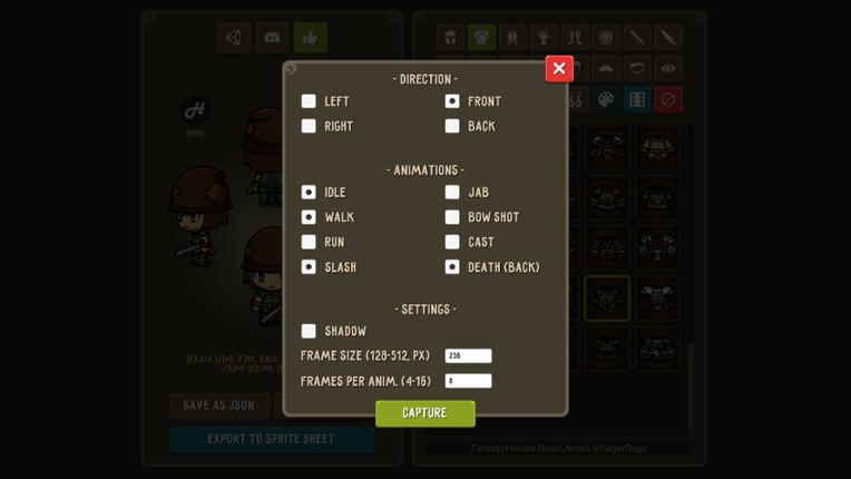 Fantasy Heroes 4D / Character Maker screenshot
