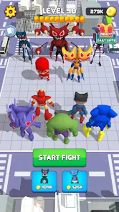 Monster Head Merge Battle screenshot