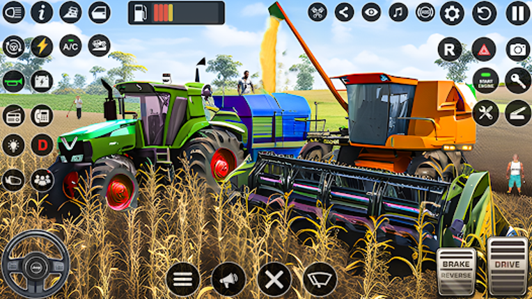 Real Tractor Driving Games 3D Image