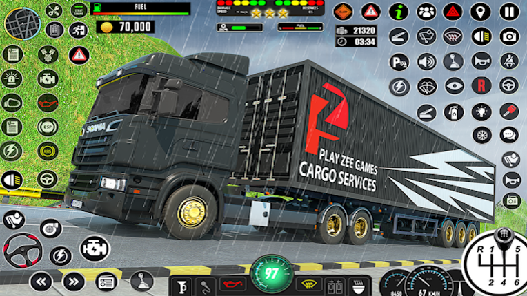 Crazy Car Transport Truck Game Image