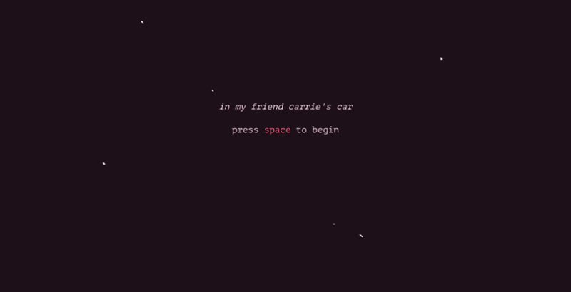 In My Friend Carrie's Car Image