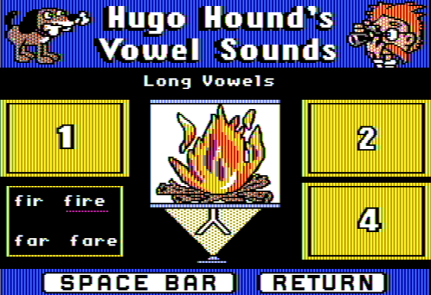 Hugo Hound's Vowel Sounds screenshot