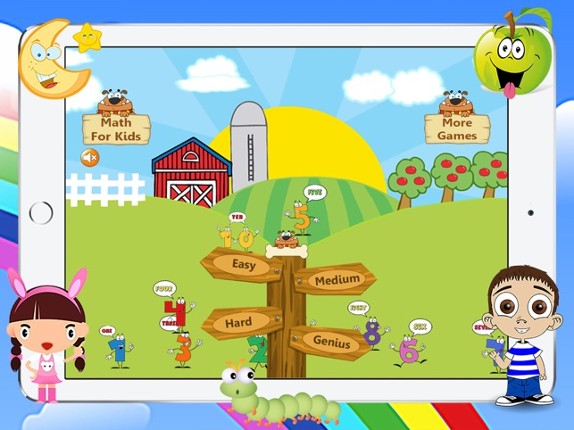 Math For Kids - free games educational learning and training screenshot